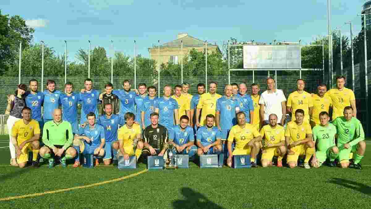 Збірна УАФ зіграла товариський матч Кубку виклику проти збірної українських журналістів