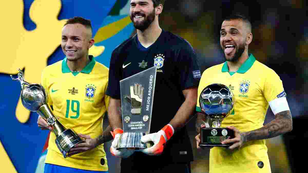 Копа Америка-2019: лучшими бомбардиром, игроком и голкипером турнира стали бразильцы