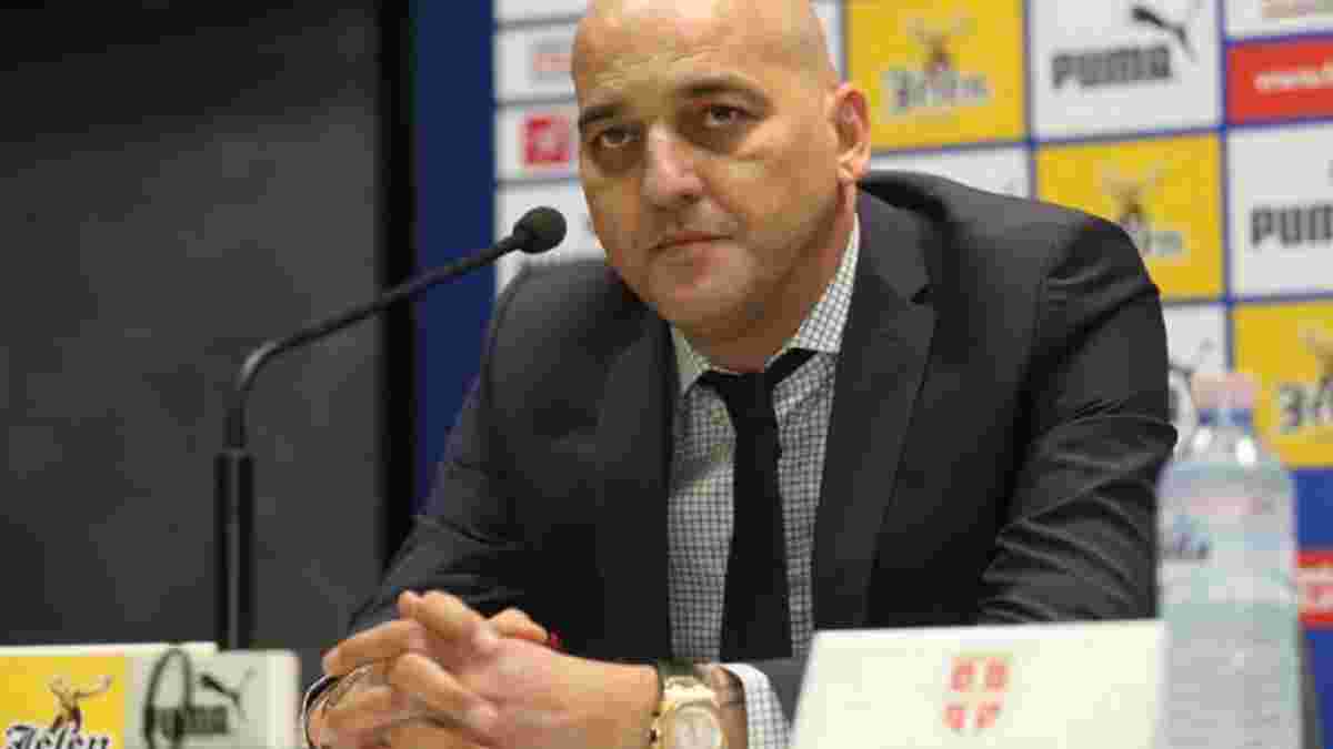 Спортивний директор Федерації футболу Сербії звільнився з посади через збірну України