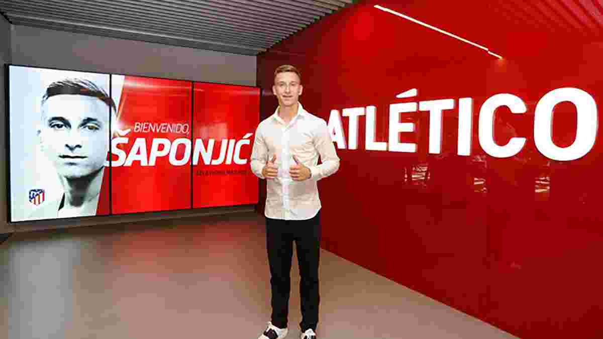 Атлетико официально подписал таланта Бенфики Шапоньича