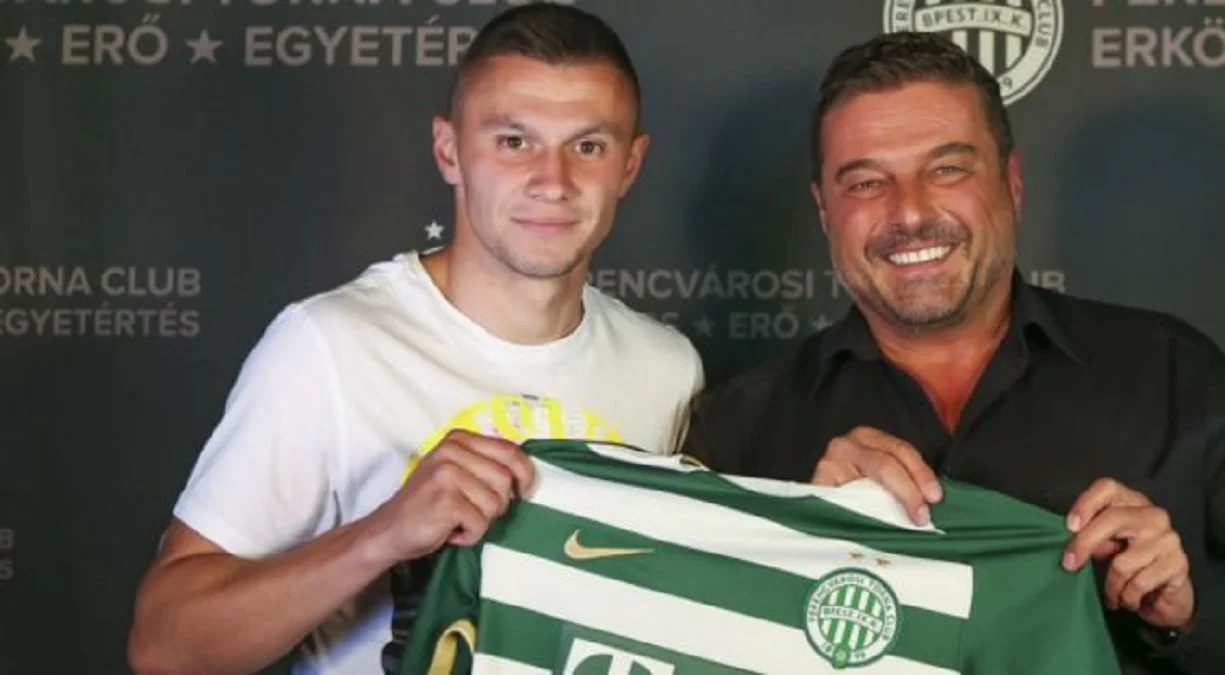 Олександр Зубков (зліва) / ФК Ференцварош