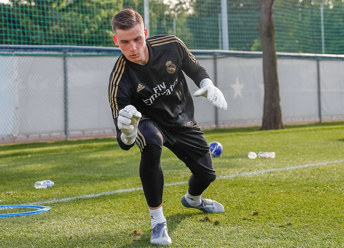 Андрей Лунин на сборах Реала в Канаде