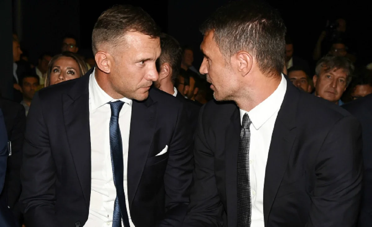 Андрій Шевченко та Паоло Мальдіні / соцмережі