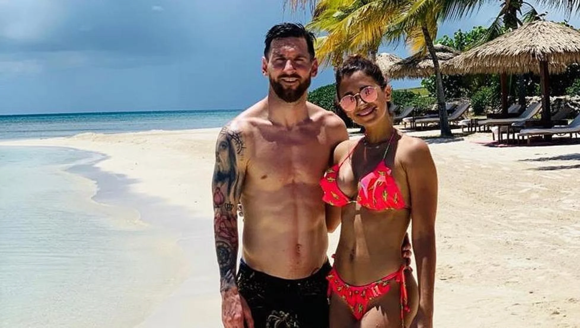 Мессі з Антонеллою на Карибах