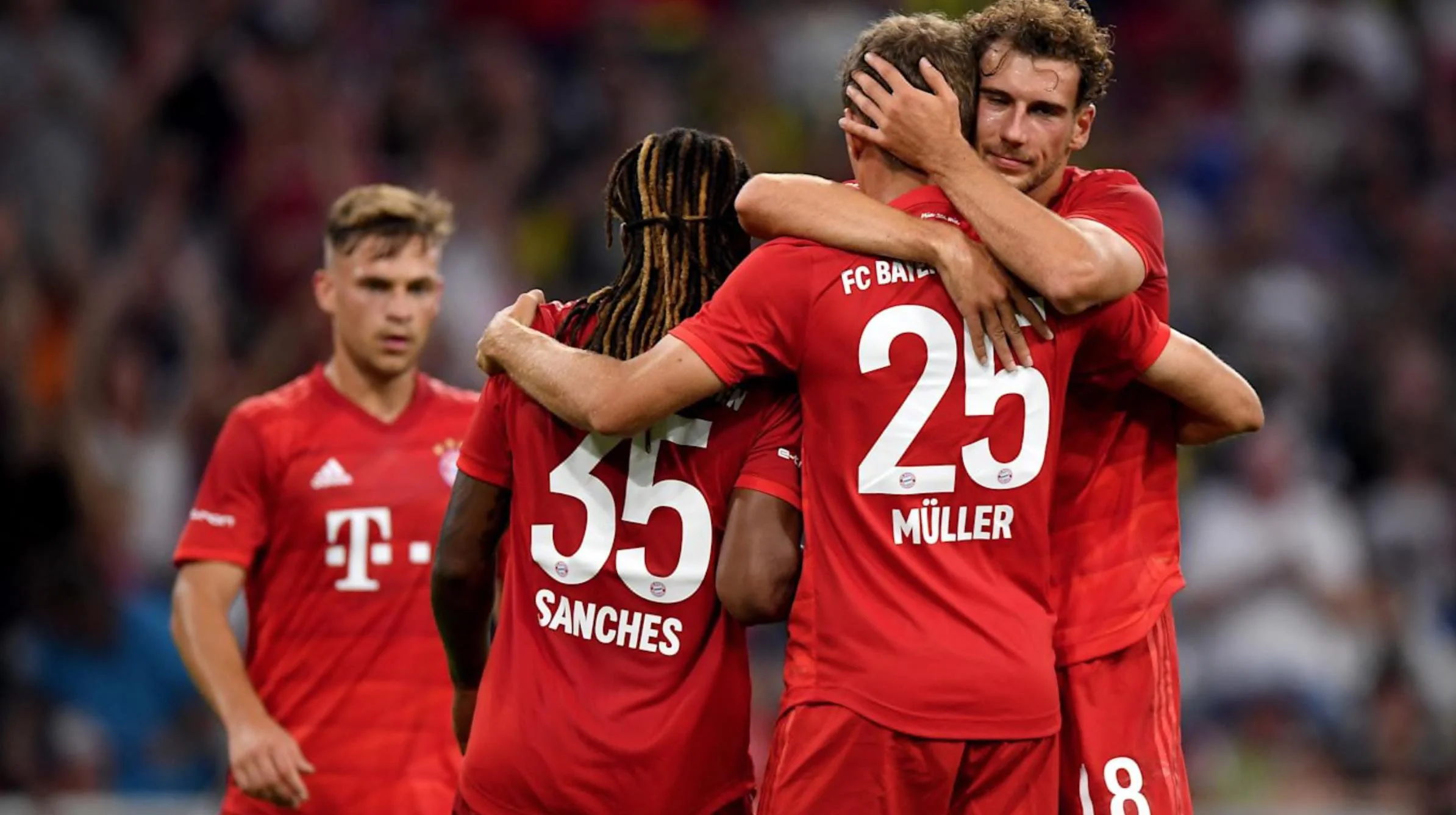 Радость мюнхенцев / твиттер Баварии