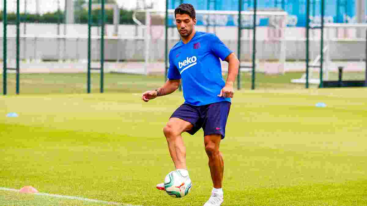 Суарес повернувся до тренувань у складі Барселони