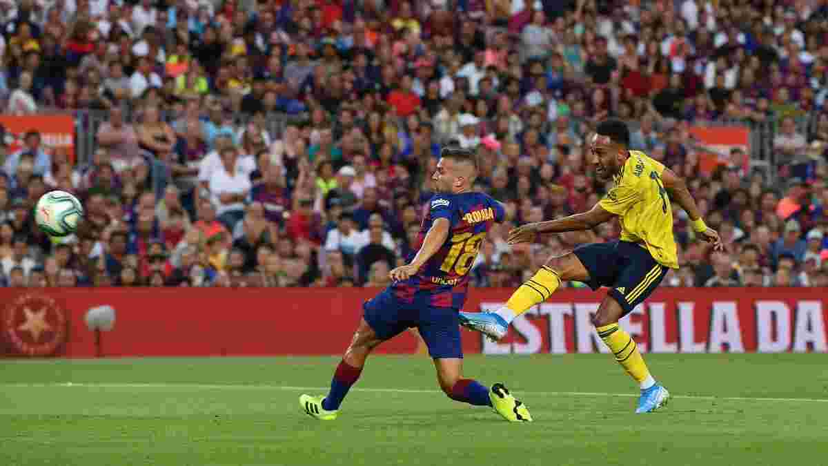 Шедевр Суареса и позорный автогол Мейтленд-Найлса в видеообзоре матча Барселона – Арсенал – 2:1
