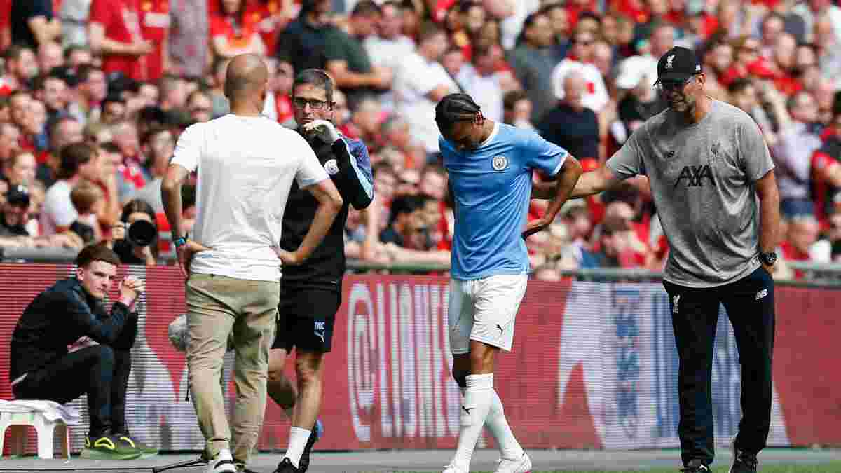 Ліверпуль – Манчестер Сіті: Сане зазнав травми вже в дебюті зустрічі
