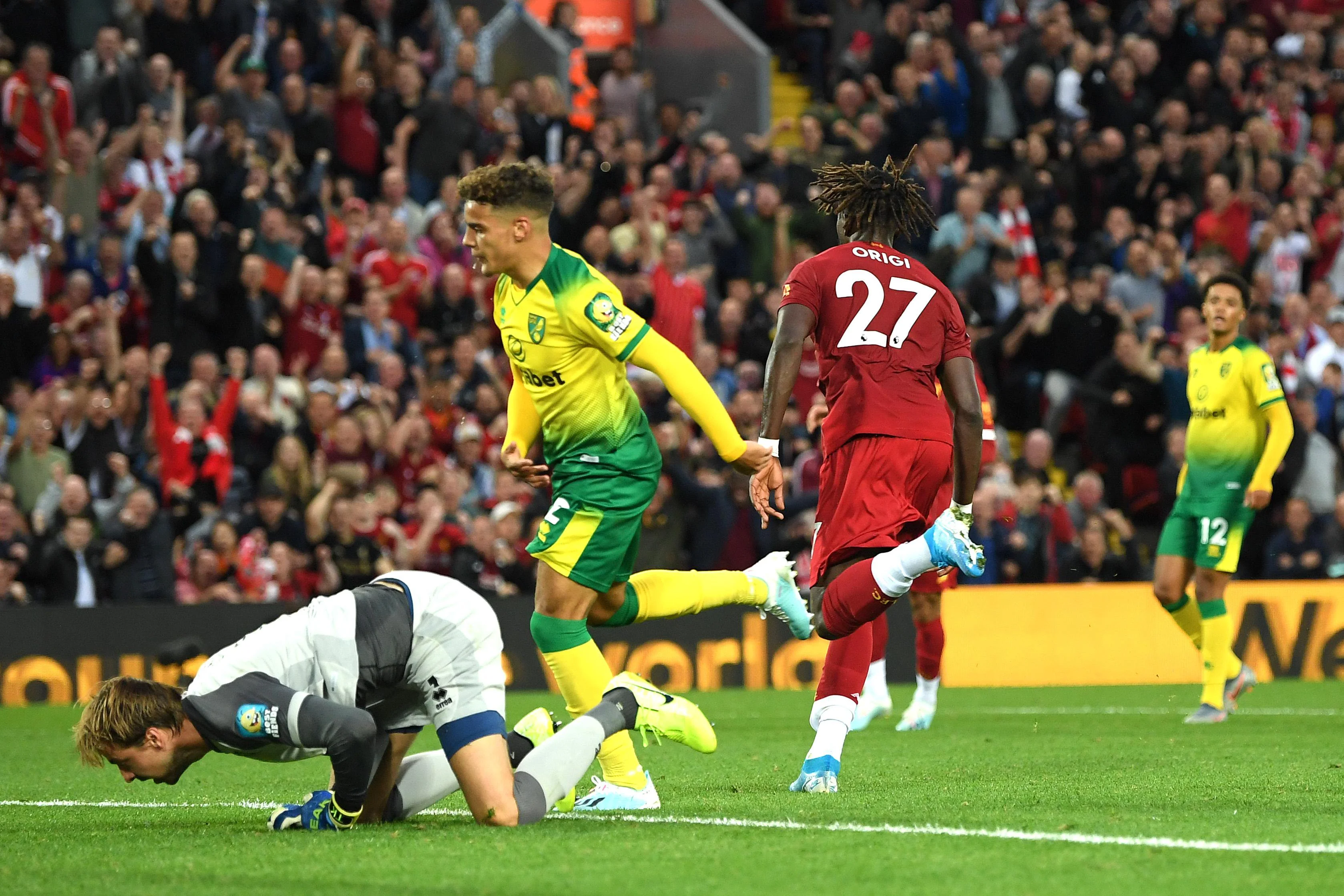 Ливерпуль – Норвич – 4:1 – видео голов и обзор матча / твиттер ФК Ливерпуль