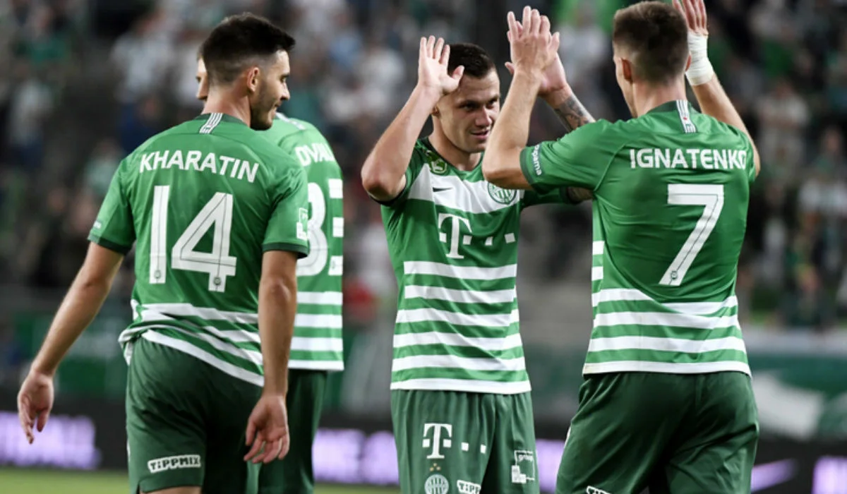 Зубков забив гол за Ференцварош