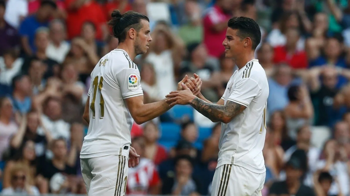 Гарет Бейл и Хамес Родригес / ФК Реал Мадрид