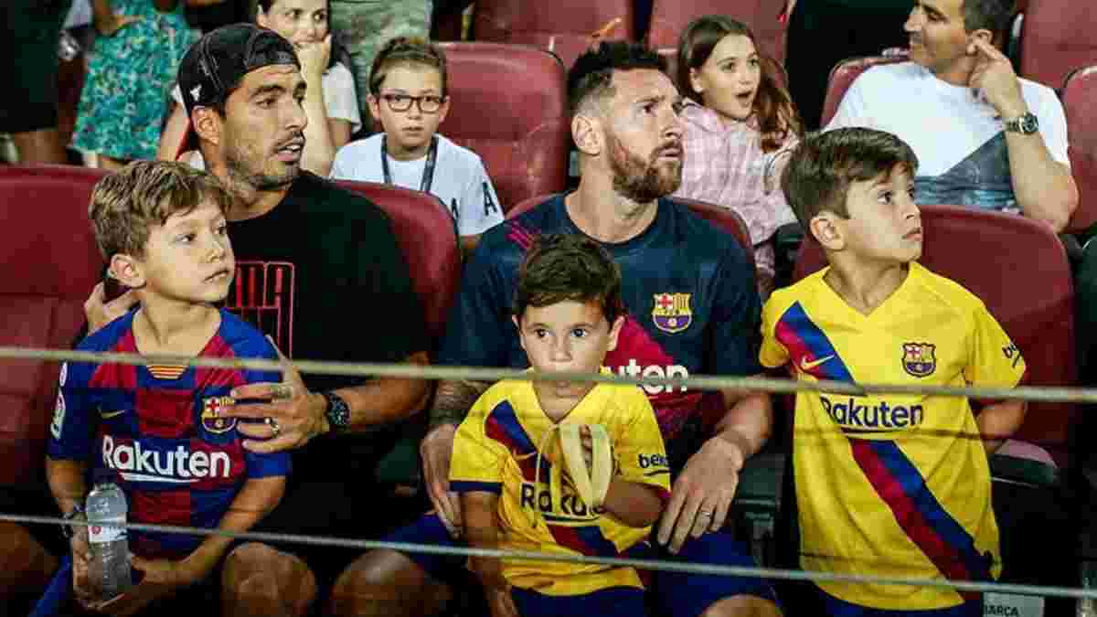 Син Мессі сконфузився, радіючи промаху гравця Барселони – Суареса це "обурило"