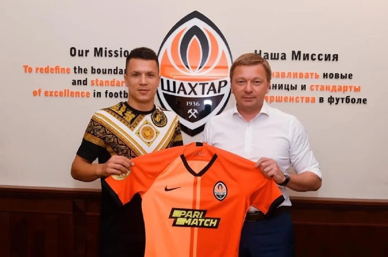 Євген Коноплянка та Сергій Палкін / ФК Шахтар