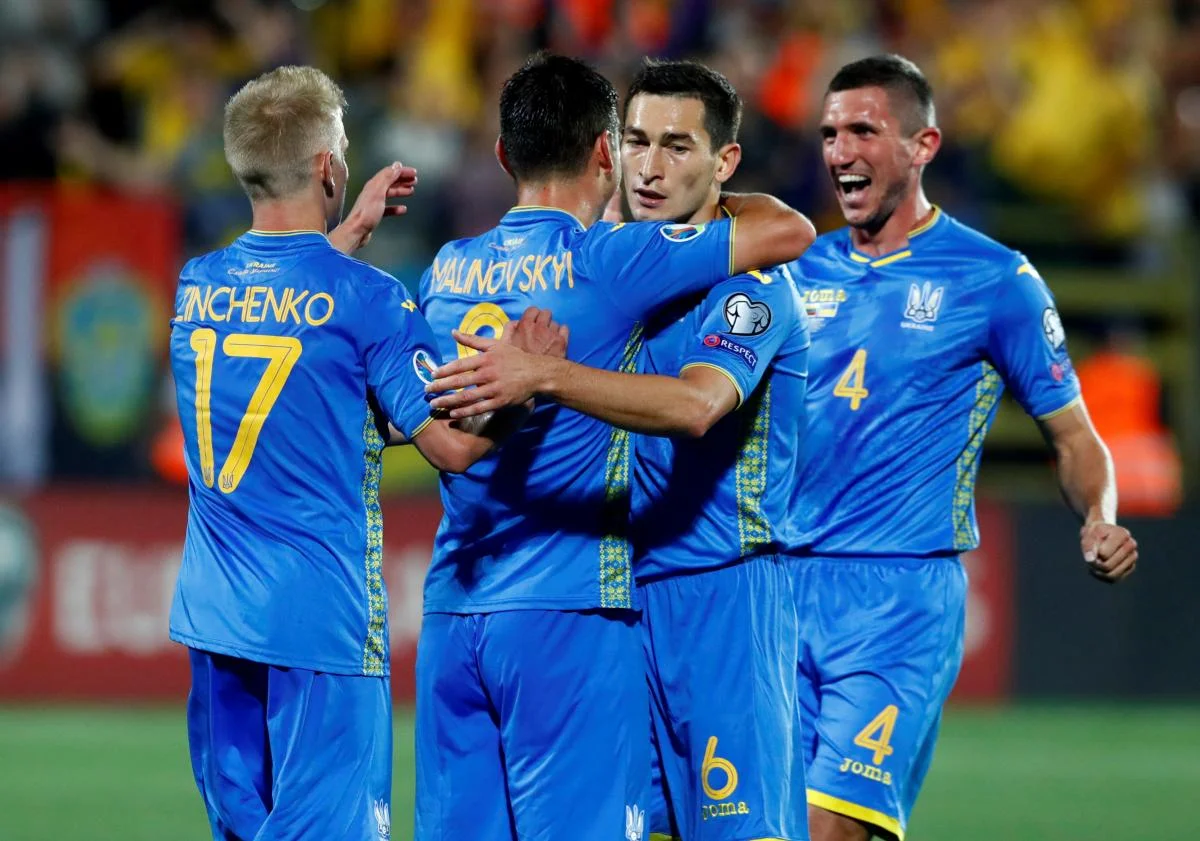 Игроки сборной Украины / Scanpix