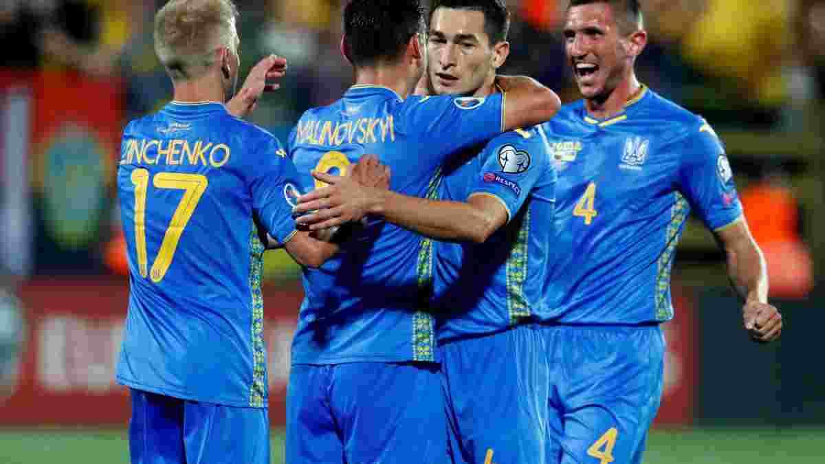 Збірна України встановила особистий рекорд за набраними очками у відборах чемпіонату Європи