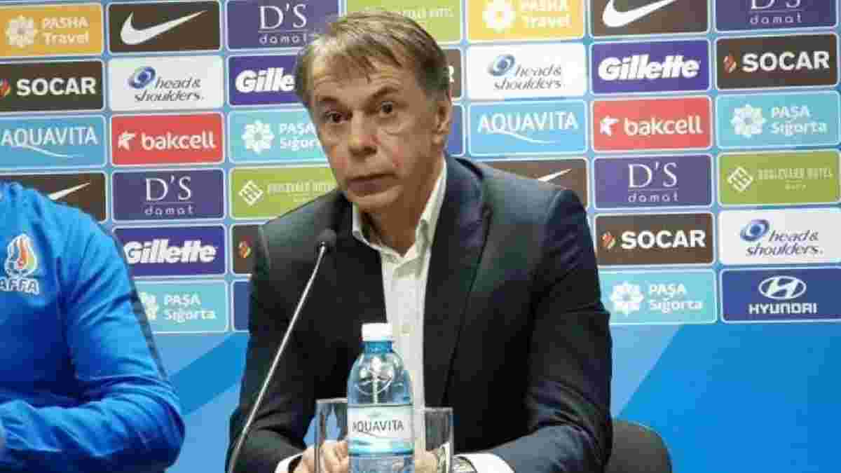 Тренер Азербайджану поділився емоціями від сенсаційної нічиєї з Хорватією