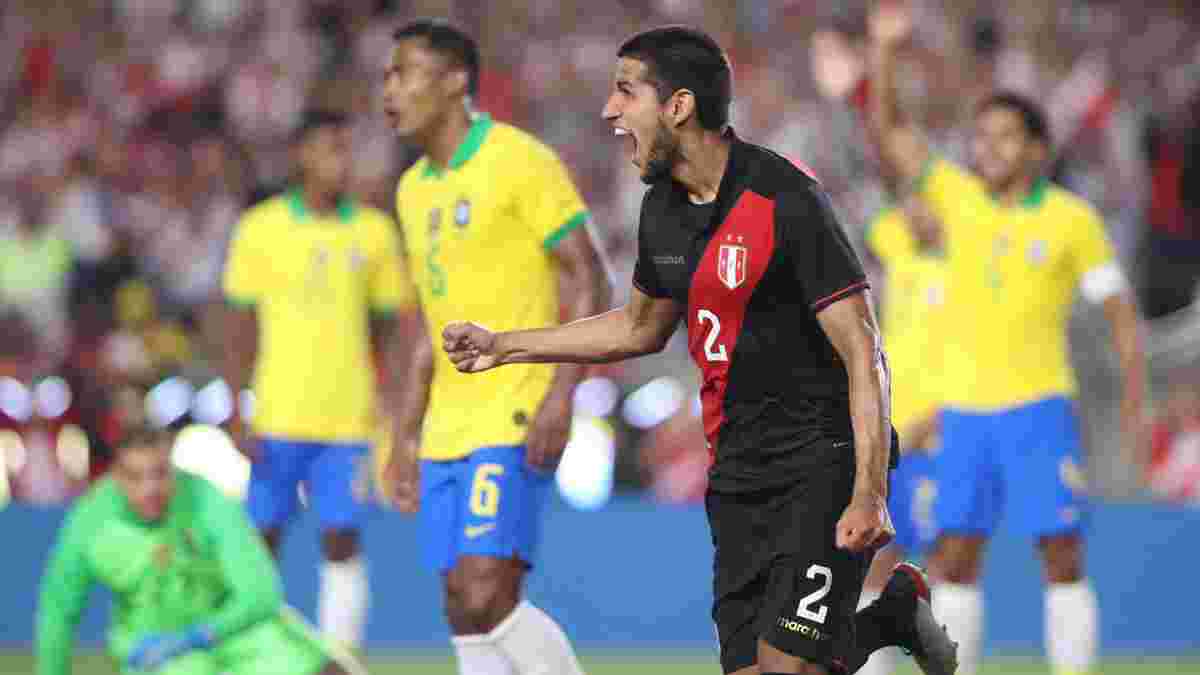 Перу с Самбрано в составе переиграла сборную Бразилии