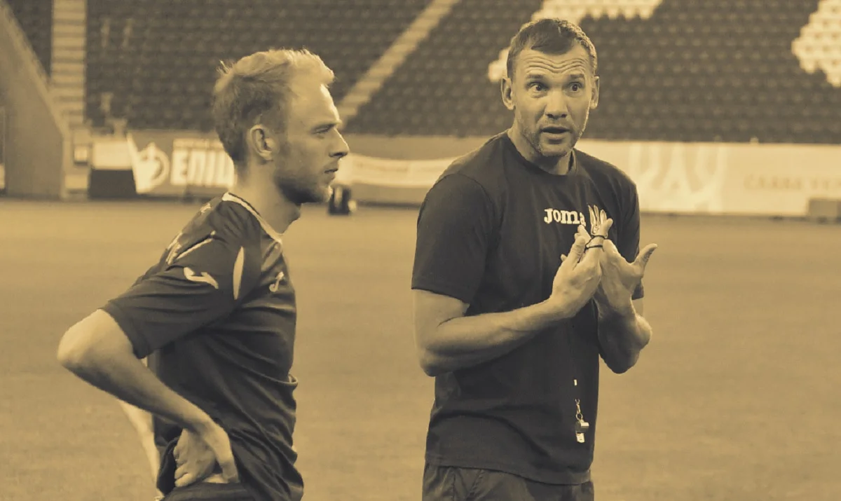 Сергій Болбат і Андрій Шевченко / Фото УАФ