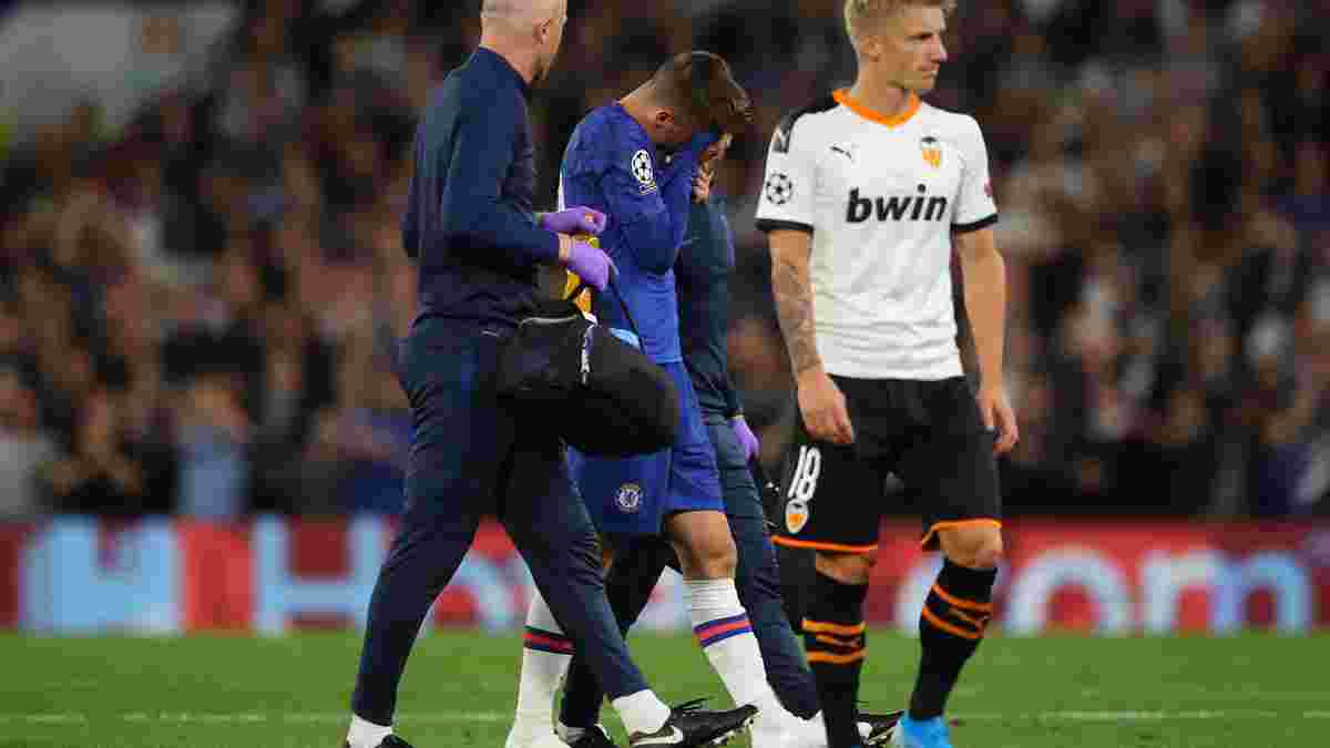 Талант Челси Маунт травмировался в своем дебютном матче Лиги чемпионов