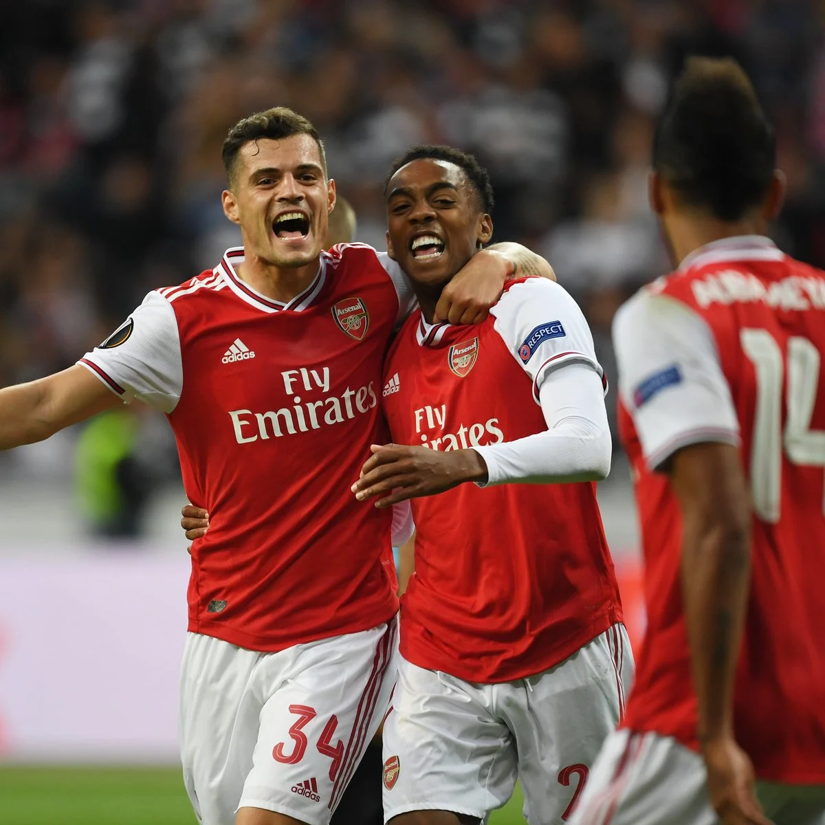 Арсенал легко разобрался с Айнтрахтом / Твиттер "канониров"