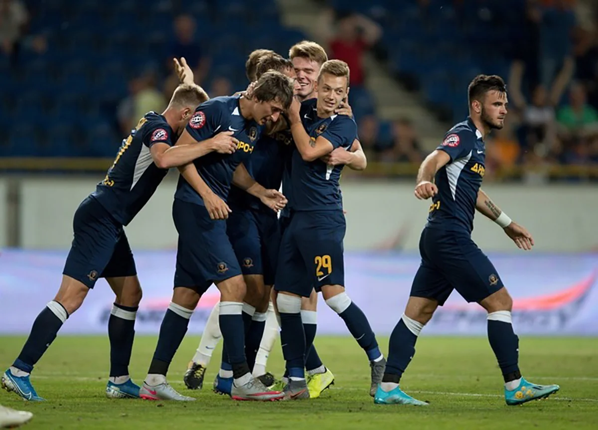 Радість гравців СК Дніпро-1 / фото: СК Дніпро-1