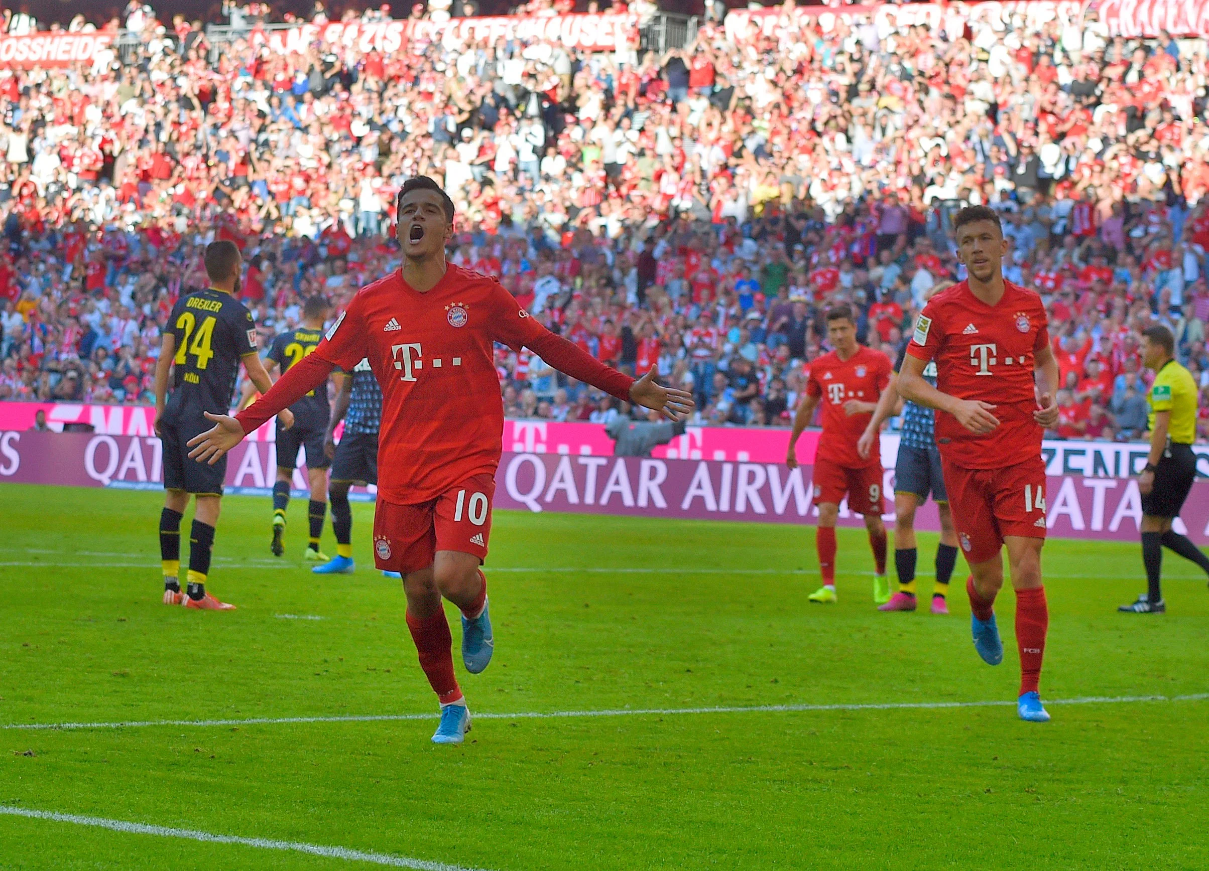 Дебютний гол Коутінью у відеоогляді матчу Баварія – Кельн – 4:0 / твіттер ФК Баварія