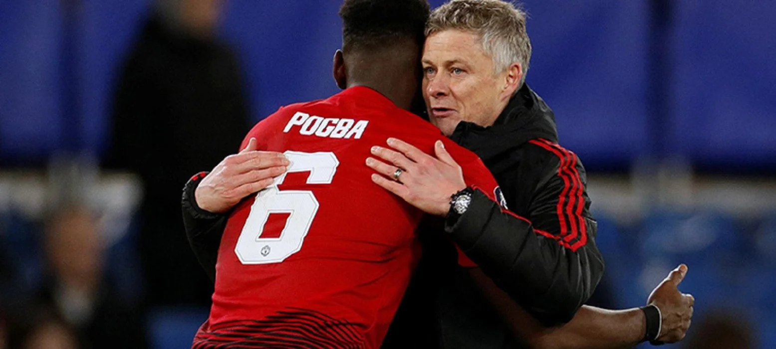 Уле Гуннар Сульшер та Поль Погба