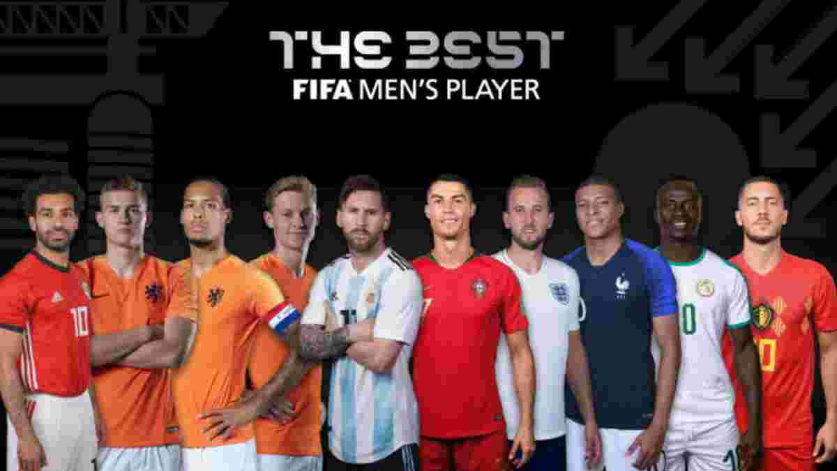 FIFA The Best-2019: названа символічна збірна року