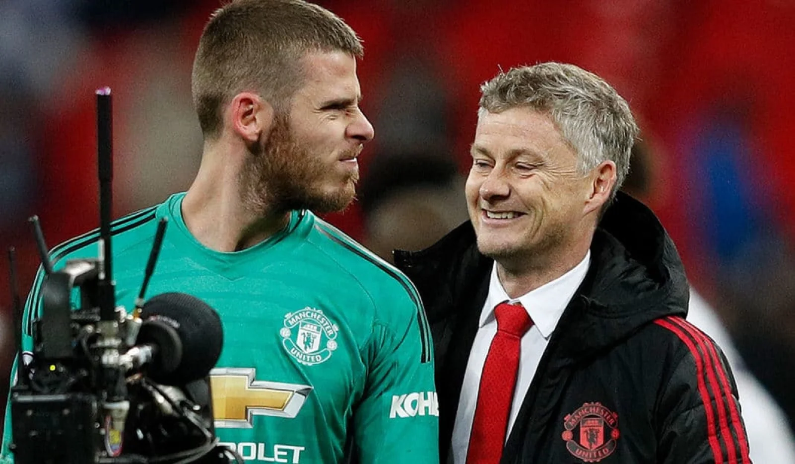 Давід Де Хеа та Уле Гуннар Сульшер / Фото Reuters