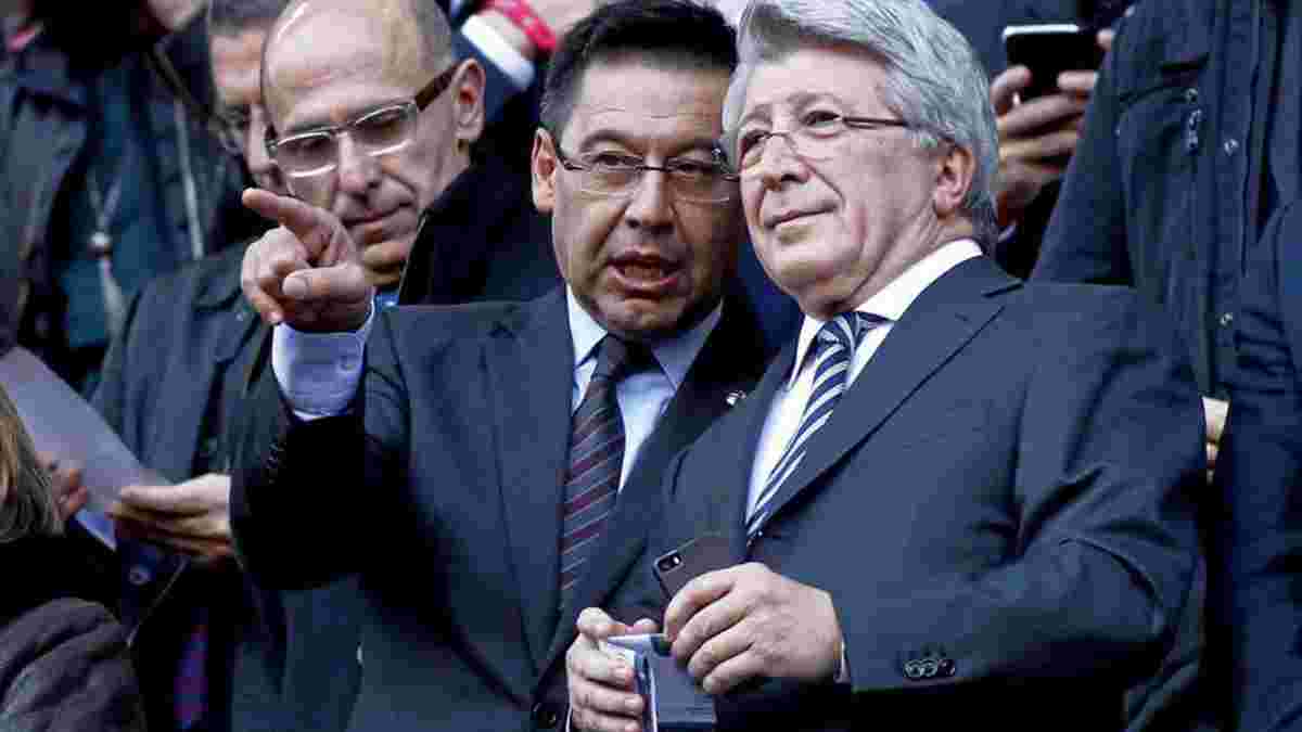 Президент Атлетико вызвался оплатить штраф Барселоны по делу Гризманна