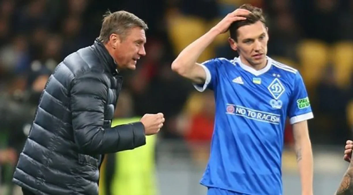 Олександр Хацкевич і Денис Гармаш / Фото: ФК Динамо