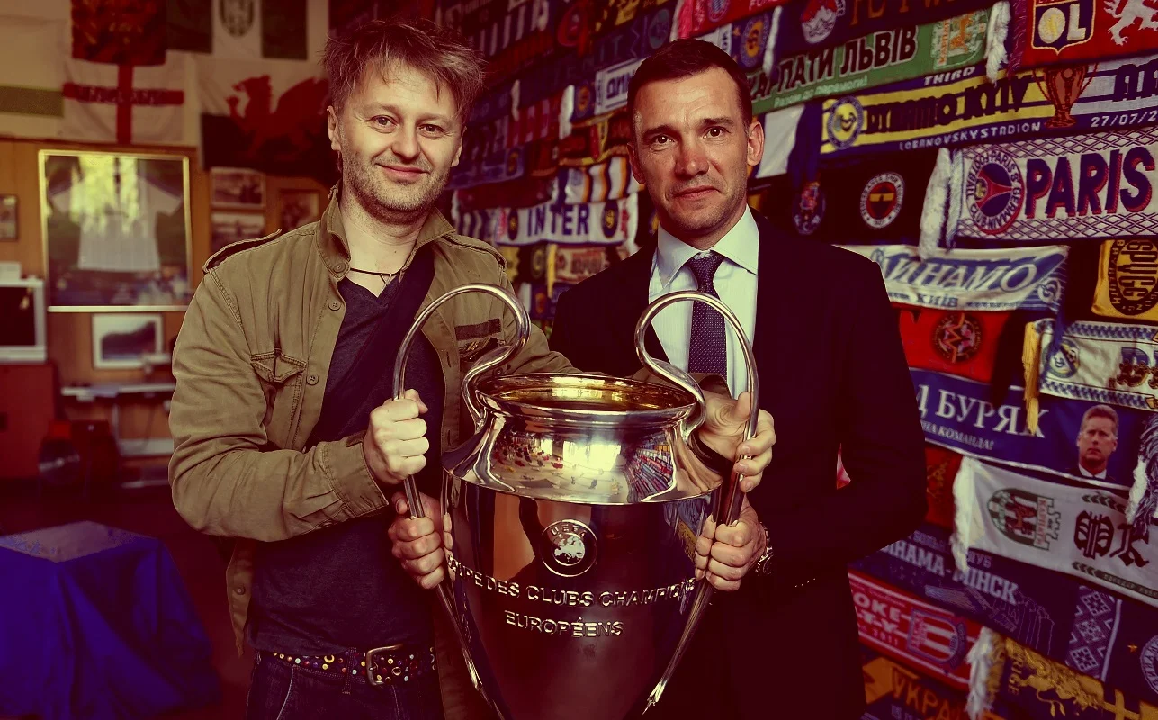 Микола Васильков та Андрій Шевченко / Фото Stephen McCarthy