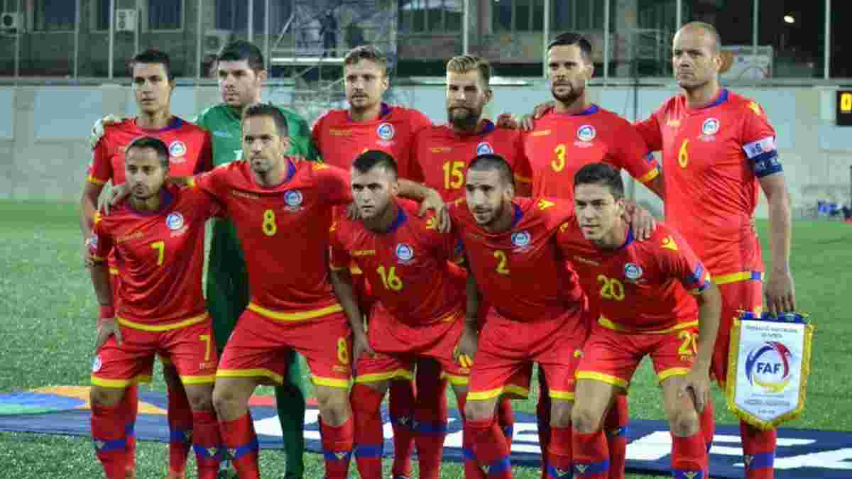  Український тренер допоміг збірній Андорри перервати свою жахливу серію у матчах відбору на Євро