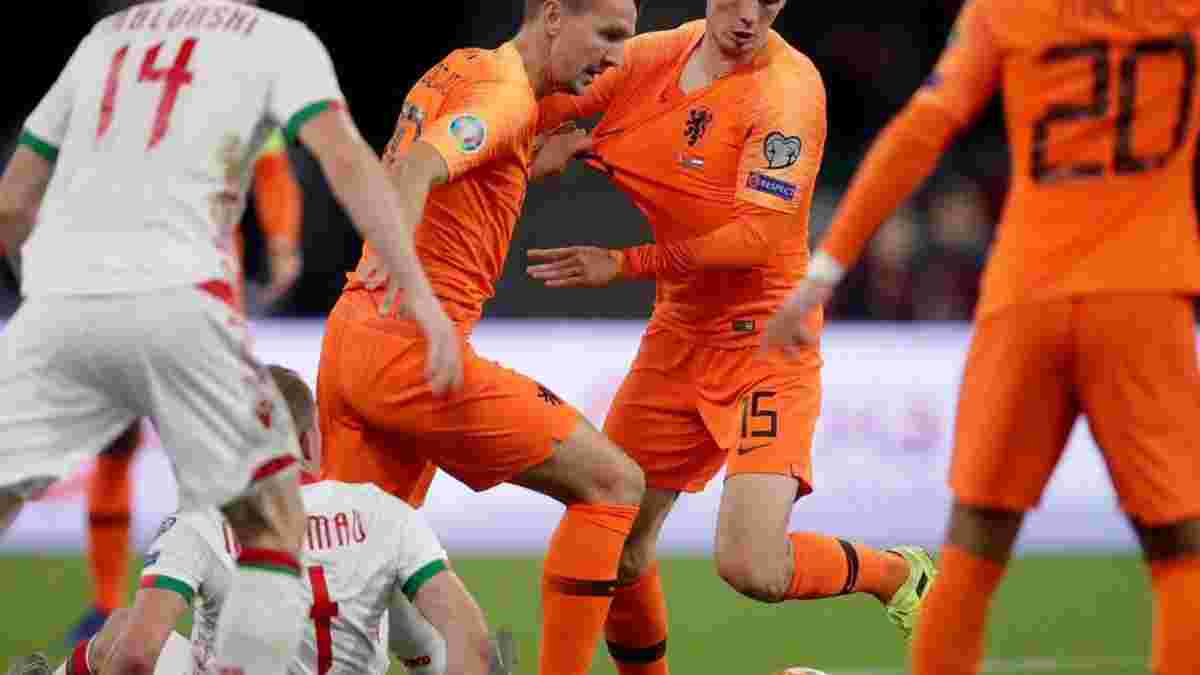 Напряженная победа сборной Нидерландов в видеообзоре матча против Беларуси – 2:1
