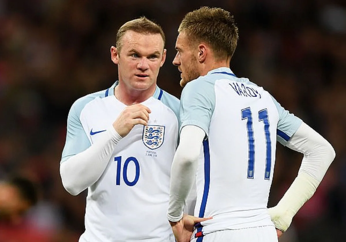 Вейн Руні та Джеймі Варді / The Mirror