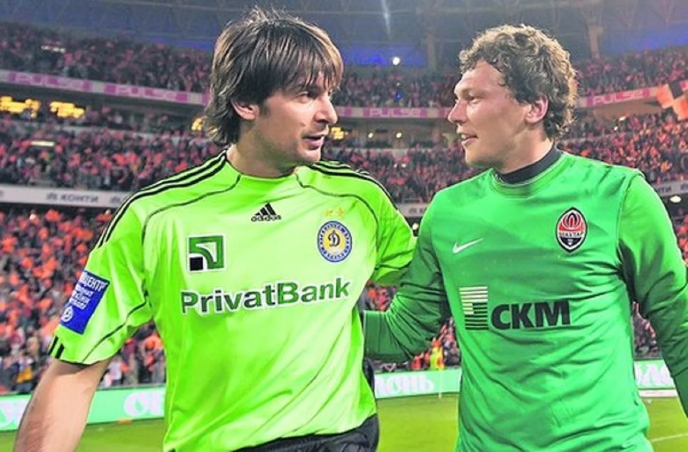 Александр Шовковский и Андрей Пятов / Фото ФК Шахтер