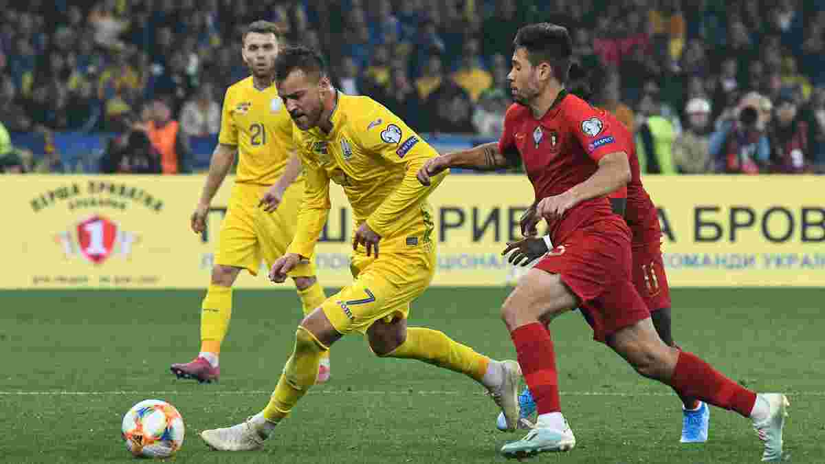 Ярмоленко роскошно посрамил двух игроков Португалии, даже не коснувшись мяча – УЕФА отметил игру украинца
