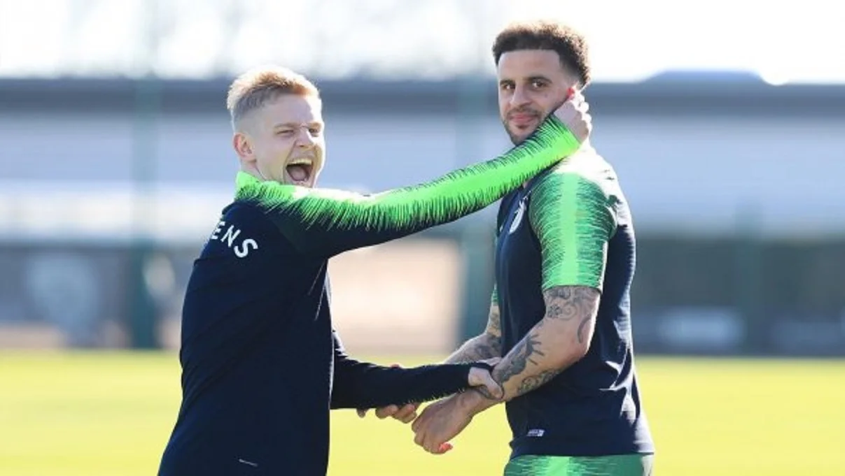 Зинченко и Уокер / Твиттер Манчестер Сити