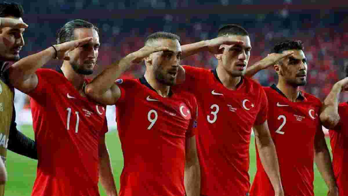 УЄФА відкрив дисциплінарну справу проти збірної Туреччини за святкування голів