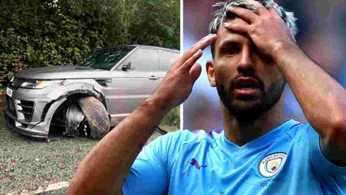 Агуэро попал в ДТП – машина форварда Манчестер Сити разбита