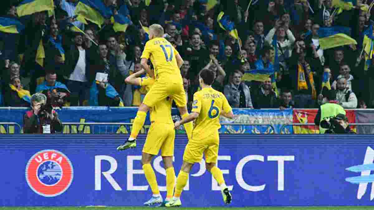 Два игрока сборной Украины попали в символическую команду самых полезных игроков отбора к Евро-2020 по версии Instat