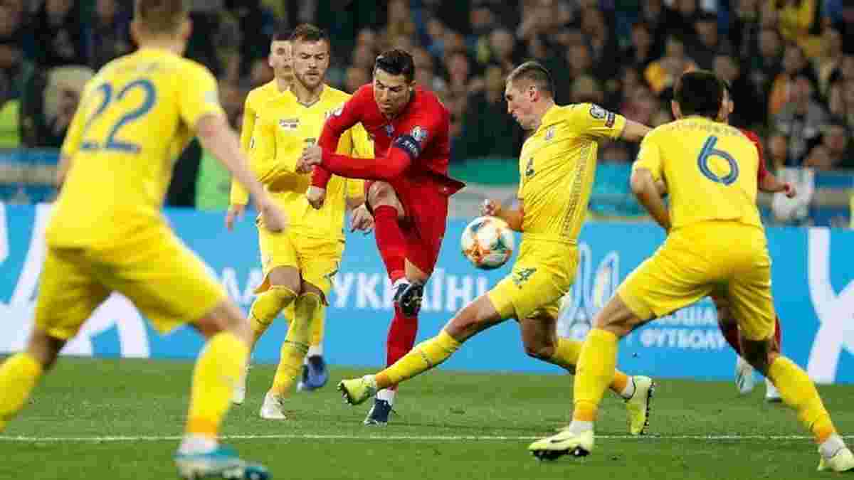 Матч Україна – Португалія увійшов до топ-5 найвідвідуваніших ігор відбору Євро-2020 