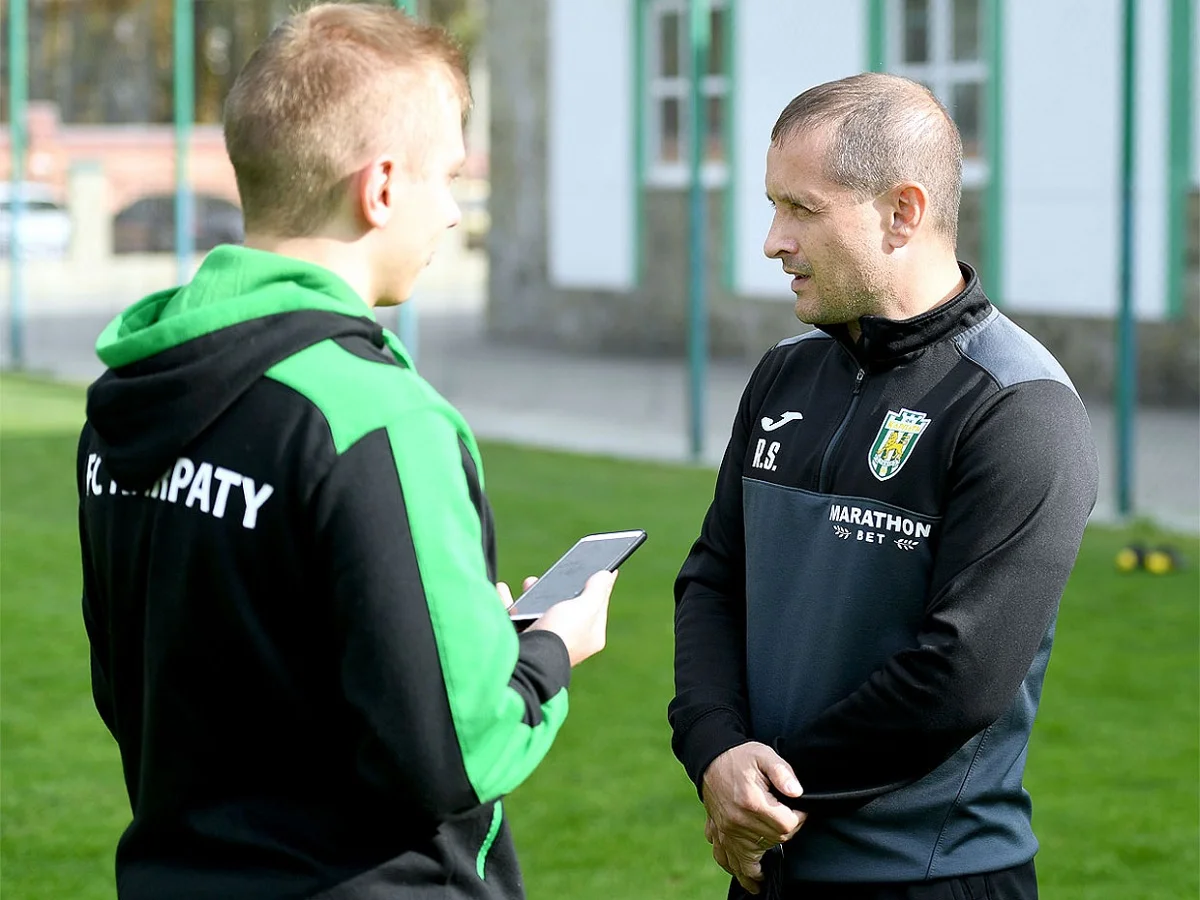 Роман Санжар під час тренування / ФК Карпати