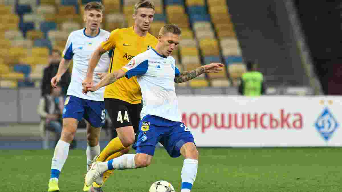 Буяльский отметил юбилей в матче Динамо против Александрии
