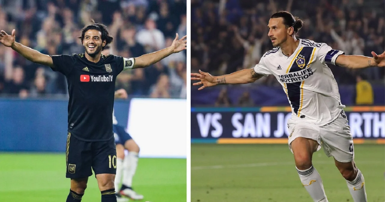 Карлос Вела и Златан Ибрагимович / фотоколлаж: Футбол 24