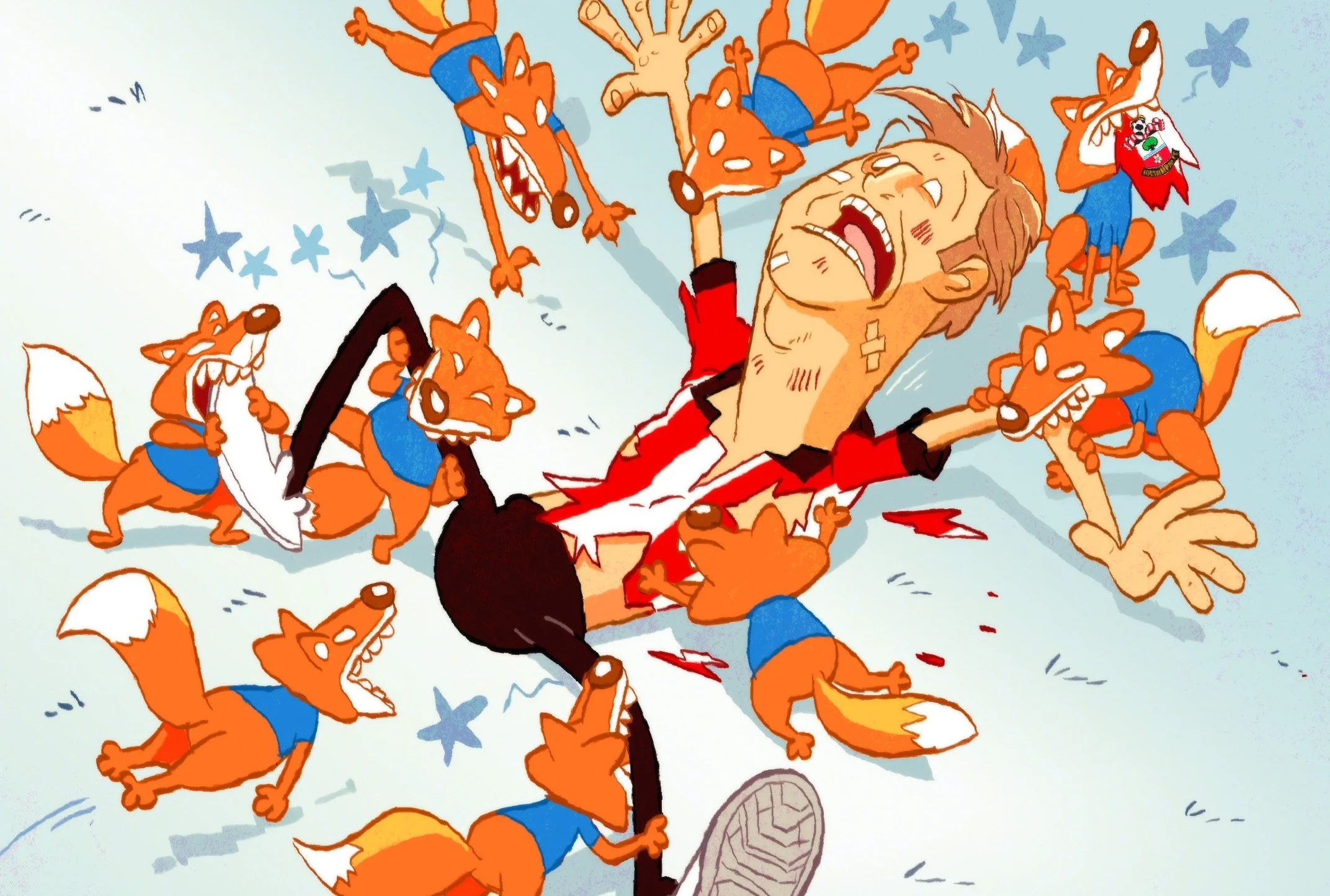 "Лисиці" розірвали Саутгемптон / Omar Momani