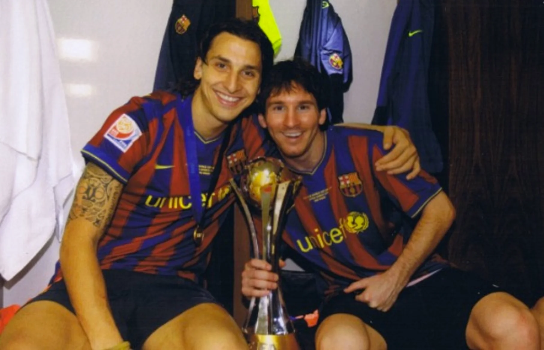 Златан Ібрагімовіч та Ліонель Мессі / Фото ФК Барселона