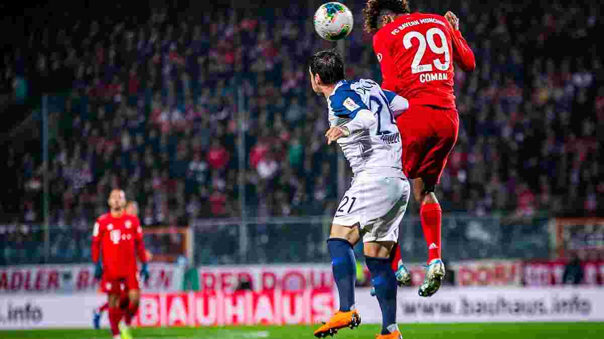 Бавария на последних минутах спаслась от фиаско в матче Кубка Германии против представителя Второй Бундеслиги