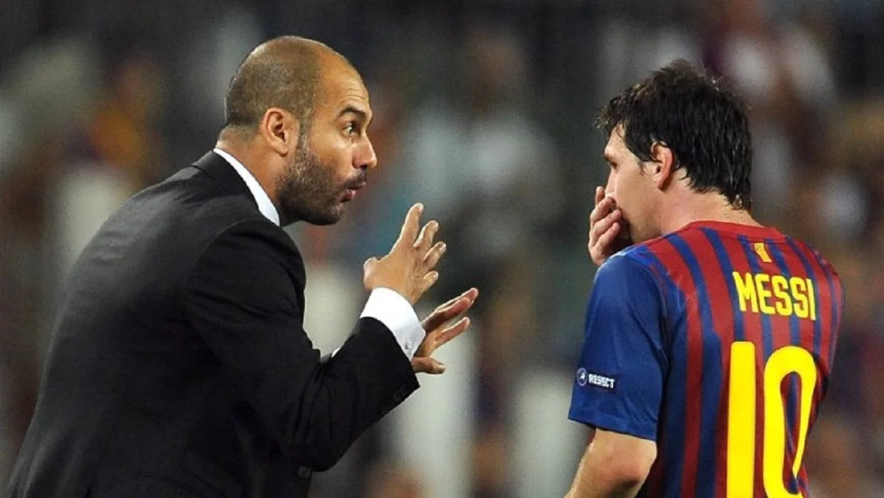 Хосеп Гвардиола и Лионель Месси / Фото из открытых источников