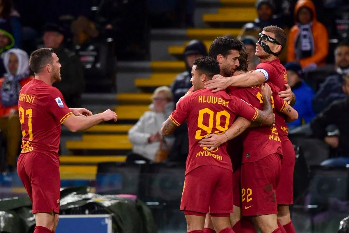 Радость "волков" / твиттер Ромы